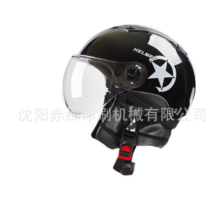 电瓶摩托车安全帽头盔移印机 油墨油盆机油盅机 帽子标签印刷机器