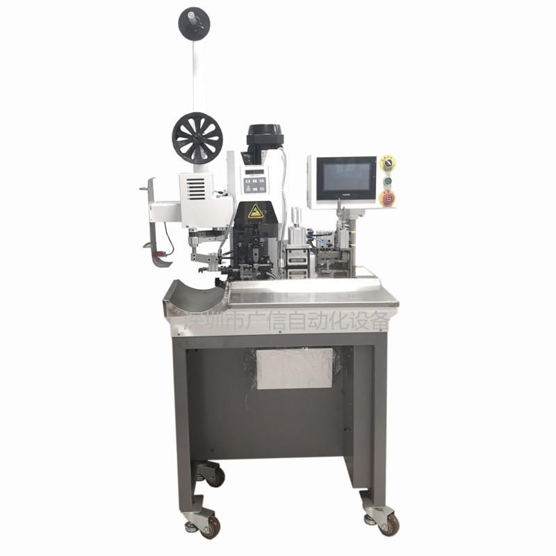 半自动护套多芯线剥打机剥皮打端机端子压接机排线电子线可通用