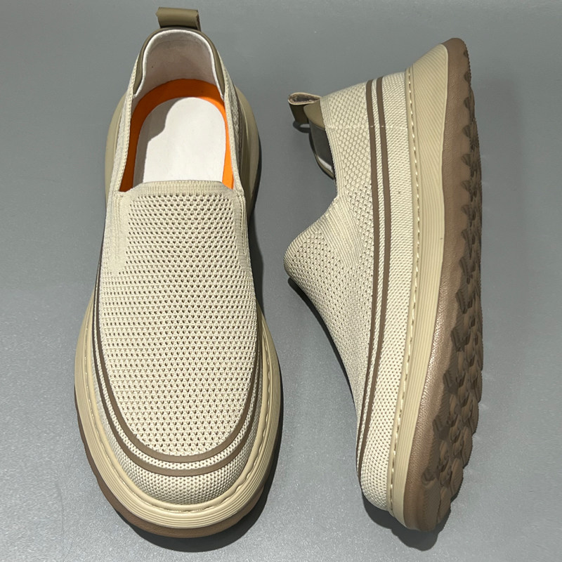 秋季男鞋轻便透气网面布鞋懒人套脚休闲鞋厚底软底一脚蹬单鞋潮牌,流行男鞋,乐福鞋（豆豆鞋）,淘宝优惠券,粉丝福利购,淘宝优惠卷