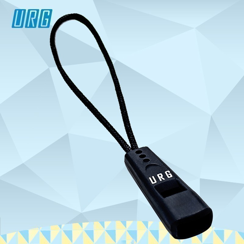 URG应急口哨拉链头男女户外跑步运动越野跑推荐热卖新品黑色