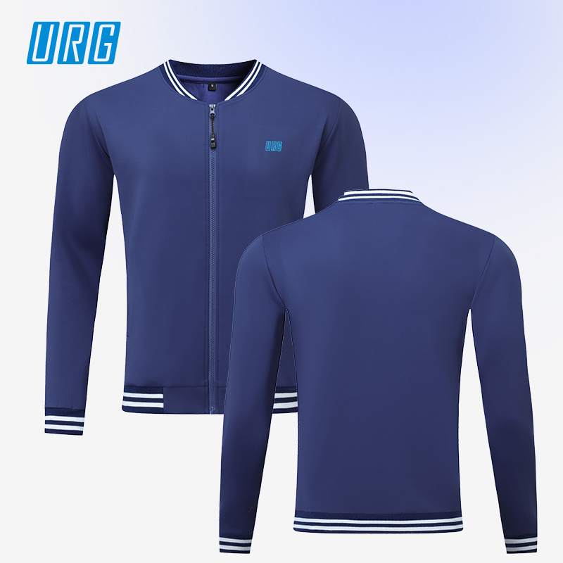 URG男女户外跑步抓绒保暖夹克