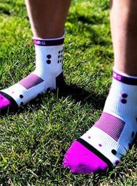 URG3D男女吸汗透气舒适耐力越野跑户外运动压缩按摩跑步豆豆袜子
