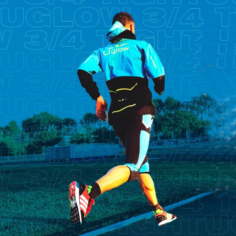 uglow男女户外跑步运动紧身长裤