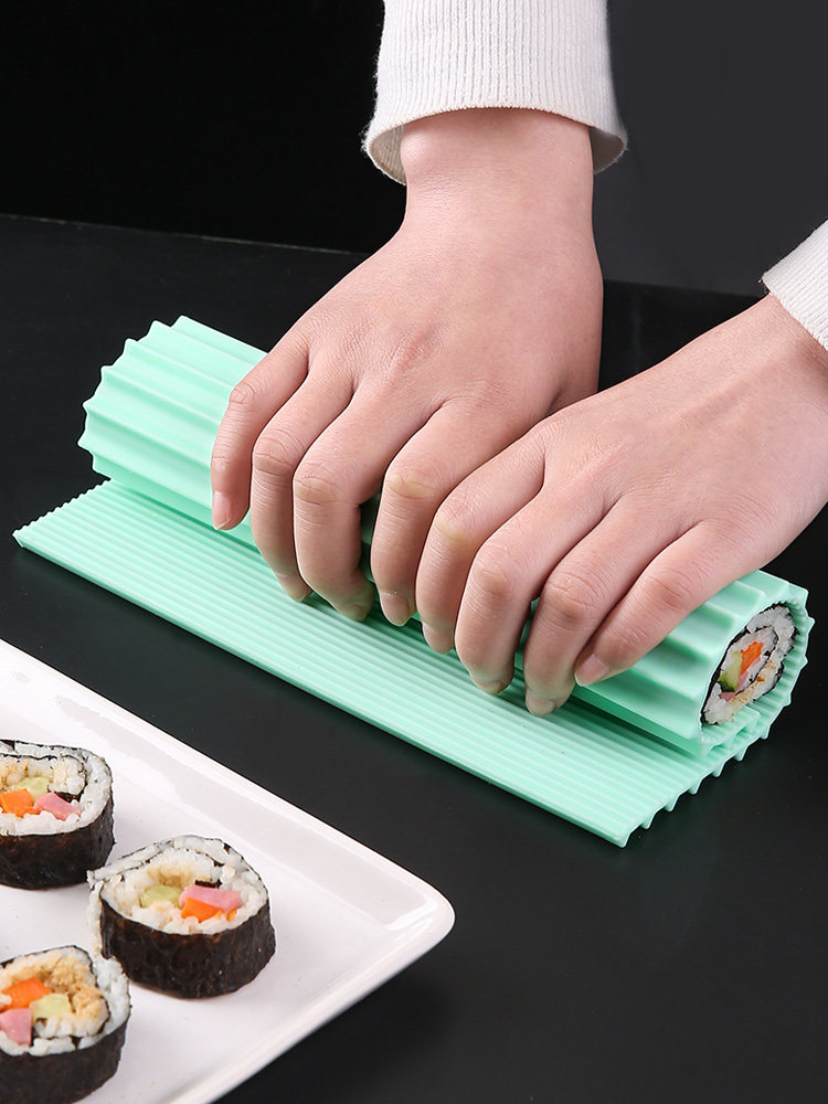 硅胶双面寿司帘日料做紫菜包饭团工具仿竹海苔糯米卷寿司专用卷帘
