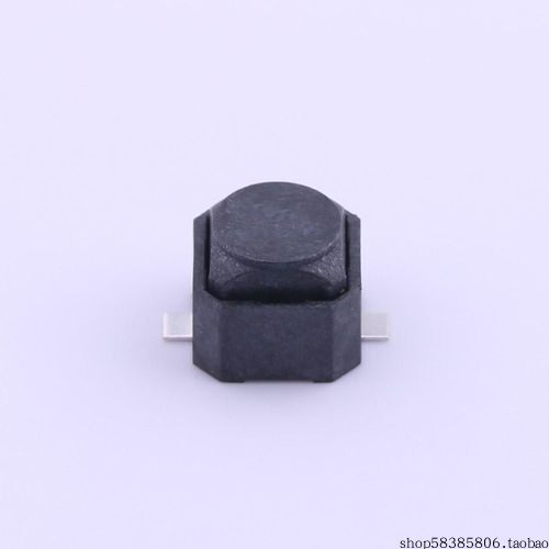 1TS009C-2600-5000-CT   6×6×5.0汽车硅胶开关 弧盖平脚 260gf