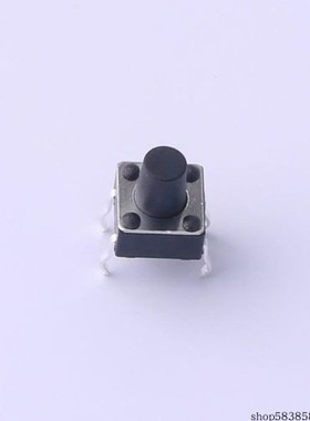 TS-1095PD-A8B2-D2   6*6*7.5四脚插件正按黑柄DIP按键180gf