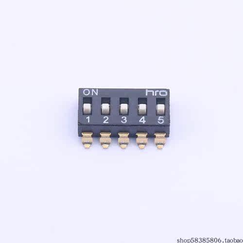 EM-05KP 5PIN-2.54间距MINI贴片拨码开关 插件  价格以咨询为准