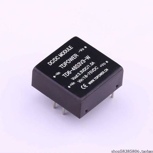 TD6-48S3V3-W  Vin=18V~72V Vout=3.3V 1.5A  价格以咨询为准