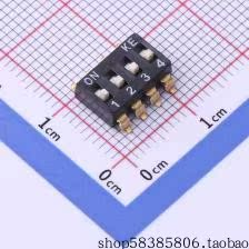 DSIC04LSGET   2.54mm 4位高推 拨码开关  价格以咨询为准