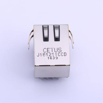 J1B1211CCD   RJ45 弯插 带LED  价格以咨询为准