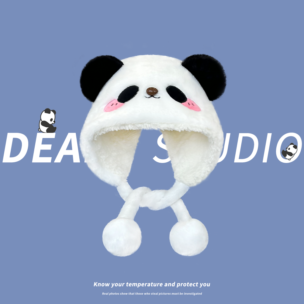 日系可爱雷锋帽保暖护耳女秋冬