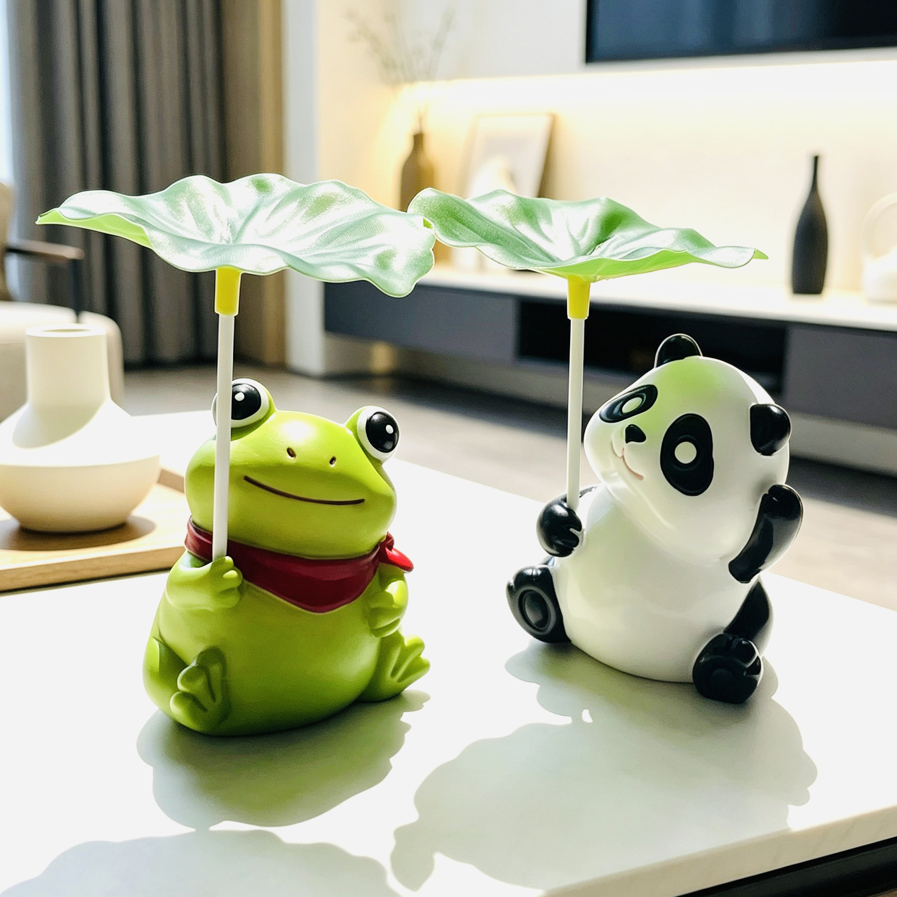 网红新款可爱萌宠青蛙呱呱来财小摆件桌面装饰治愈小孩解压礼物