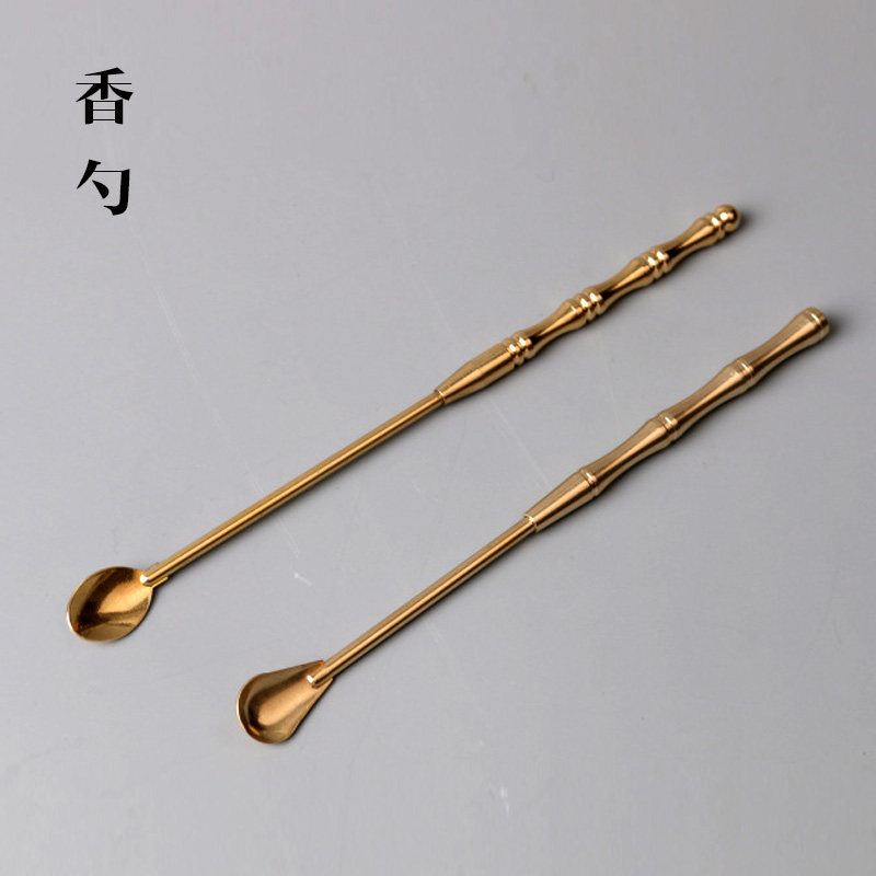 香道工具香勺入门套装七件套打拓香篆铲灰压扫空熏纯铜用具配件,家居饰品,香薰炉,淘宝优惠券,粉丝福利购,淘宝优惠卷