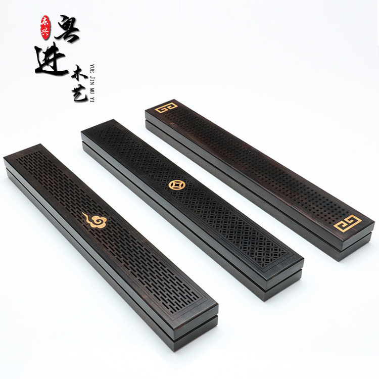 Ebony Hollow Lying incense box indoor household Tea ceremony Aromatherapy Lying censer Savory Sandalwood Aloe Incense burnerin the Home accessories , Vaporizer  category - from Buy2taobao.com to provide professional Taobao agent buy service