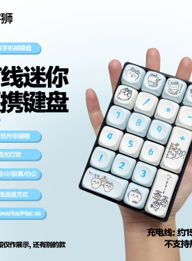 复客狮F21有线数字小键盘