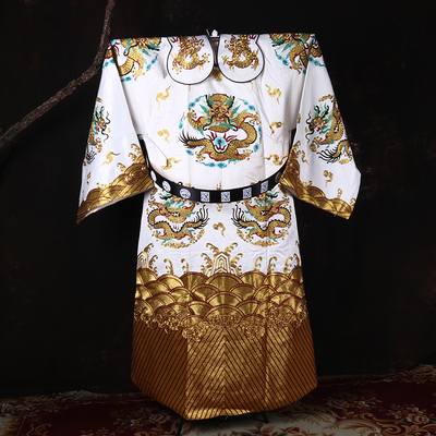 戏曲全金团龙蟒袍京剧舞台演出