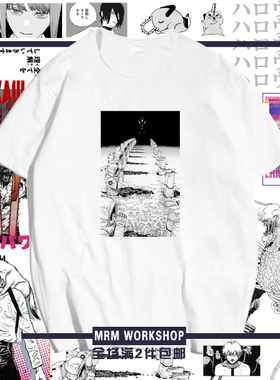 电锯人链锯人chainsaw man藤本树玛奇玛电次动漫周边T恤短袖衣服