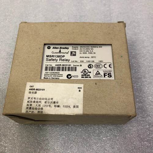 440R-M23151 MSR138DP 安全继电器 Allen-Bradley AB议价维修