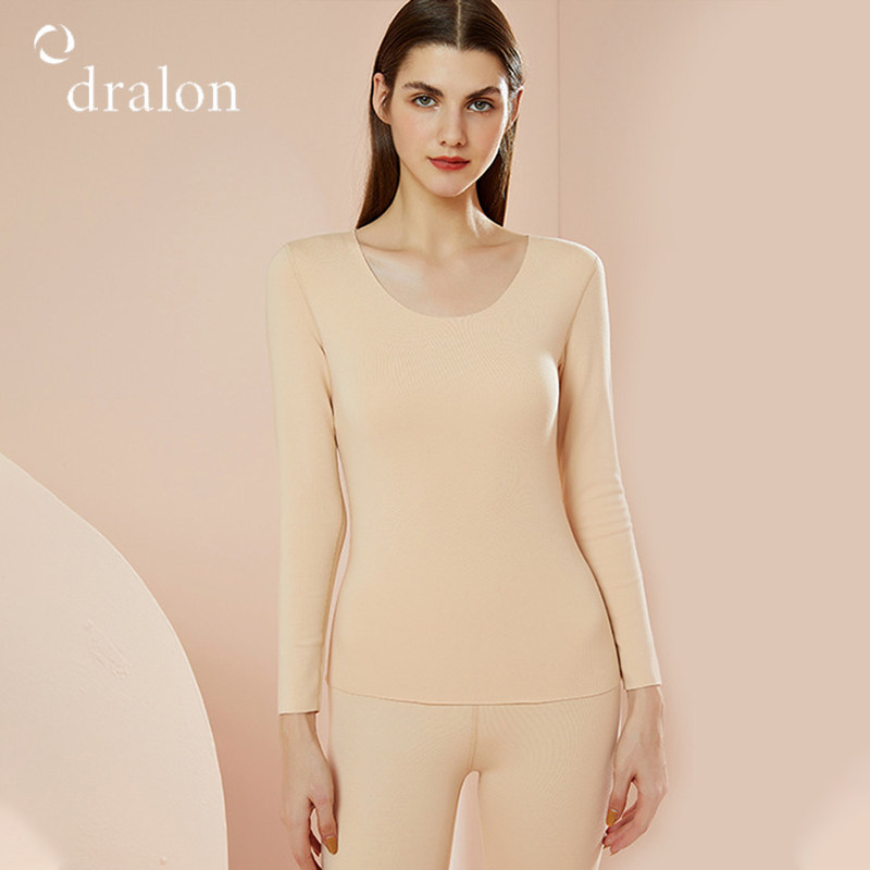 冬季女保暖内衣无痕肉色打底衫德绒加厚圆领秋衣发热纤维单件上衣,女士内衣/男士内衣/家居服,保暖上装,淘宝优惠券,粉丝福利购,淘宝优惠卷