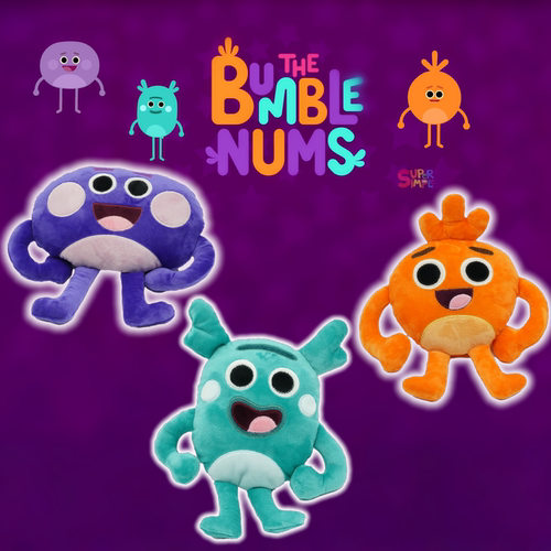 跨境软萌Grumble Bumble Nums毛绒玩具公仔毛绒娃娃车载玩偶礼物