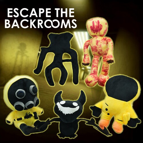 跨境热品Escape The Backrooms逃离后室欧美爆款游戏周边笑魇公仔