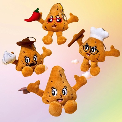 跨境 cava plushies 卡瓦餐厅挂件可爱吉祥物毛绒公仔玩具