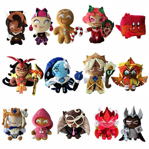 跨境新品饼干王国Shadow Milk Cookie Plush游戏周边毛绒玩具公仔