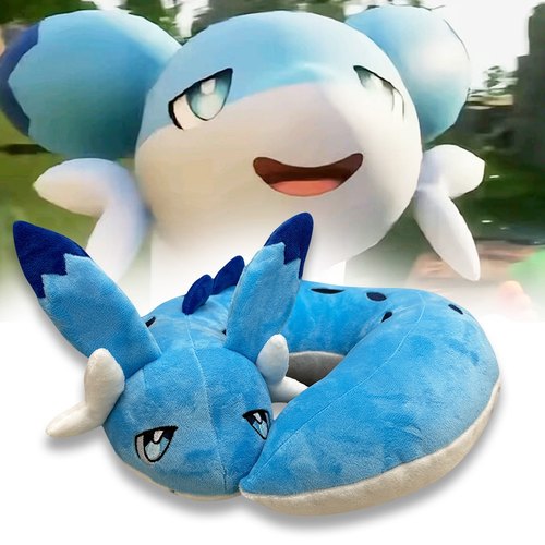 现货新品Palworld幻兽帕鲁疾旋鼬周边卡通毛绒填充睡觉颈枕礼物