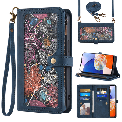 适用华为Mate20X手机壳Mate60/50pro翻盖磁吸支架皮套Huawei P70/P60/P50/P30 lite多卡槽保护壳女新款斜挎包