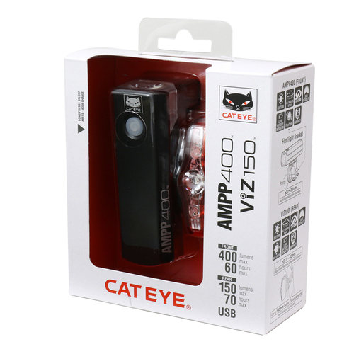 cateye猫眼自行车前后安全警示灯