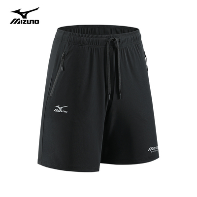 Mizuno/美津浓夏季薄款冰丝速干短裤户外休闲百搭宽松透气五分裤