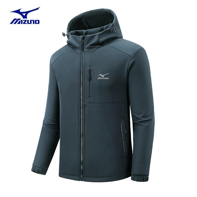 Mizuno/美津浓春秋男女防风软壳衣户外休闲登山服外套潮