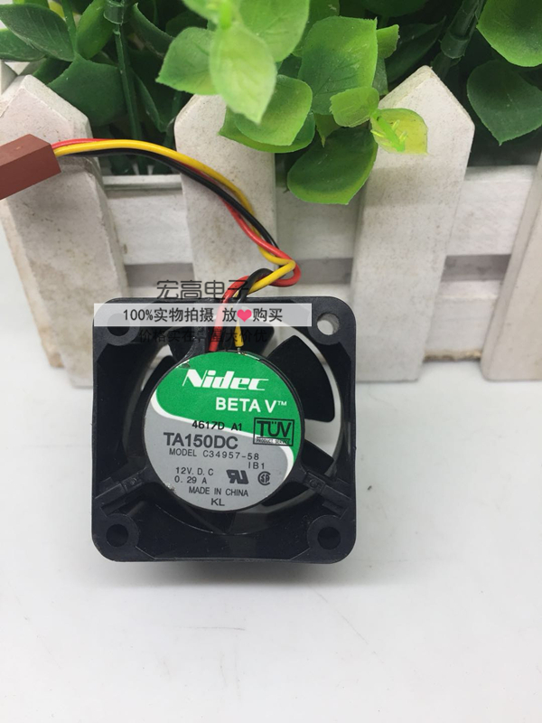 Nidec TA150DC C34957-58 12V 0.29A 4028服务器思科交换机风扇