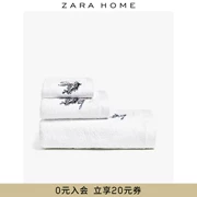 Khăn thêu tương phản Zara Home 41459013250 - Khăn tắm / áo choàng tắm