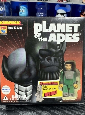 KUBRICK 人猿星球100%套盒 4人物 nigo监制 中古老物 积木人