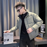 101B-MF203-P118控158冬季立领字母棉服保暖棉衣社会潮男士外套1，男装棉衣，电商C301B