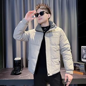 101B-MF203-P118控158冬季立领字母棉服保暖棉衣社会潮男士外套1图片