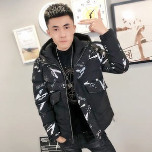 3冬季印花棉服社会精神小伙加厚帅气棉衣保暖外套C301B-MF06图片