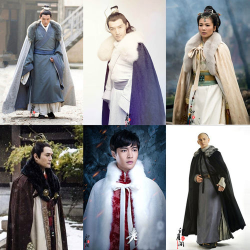 琅琊棉麻武侠披风斗篷胡歌同款