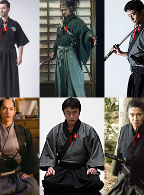 影视古装日本武士服和服忍者刀客古装日本传统武士道古装演出服