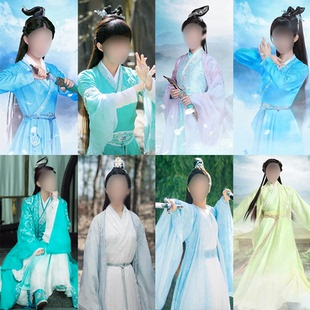 影视古装诛仙碧瑶同款古装飘逸仙女汉服侠女古装女剑客