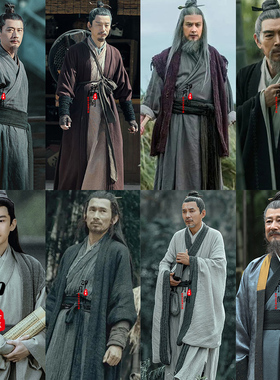 影视古装雪中悍刀剑仙老黄剑九黄同款男士武侠棉麻剑客大侠古装