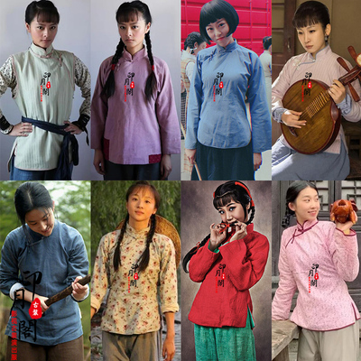 民国棉麻丫鬟村姑古装