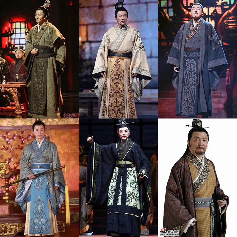 影视古装汉服皇帝服大臣服
