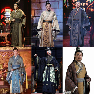 影视古装 大臣服皇帝服古代大臣臣子古装 丞相古装 演出服 汉服男古装