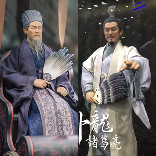 影视古装老版三国演义诸葛亮古装军师谋士棉麻古装书生服大臣服