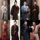 古装 典籍里 棉麻汉服大臣服朝服李斯吕不韦同款 秦朝男士 中国同款