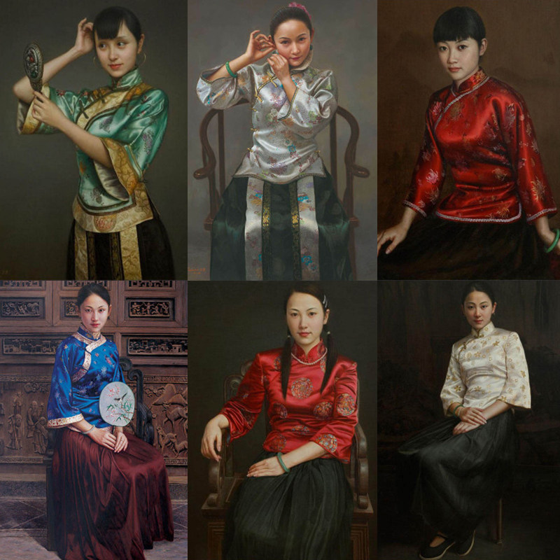 民国秀禾服写真小姐影视古装