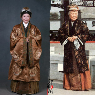 影视古装红楼梦贾母同款古装古代老太太夫人古装老夫人演出服