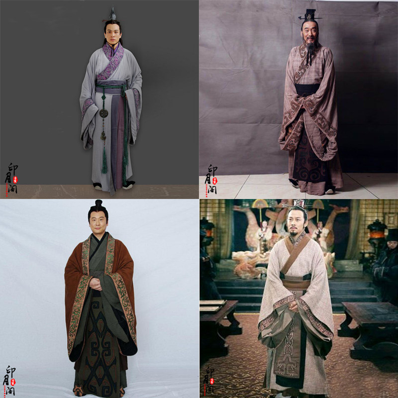 秦汉官员男士演出服影视古装